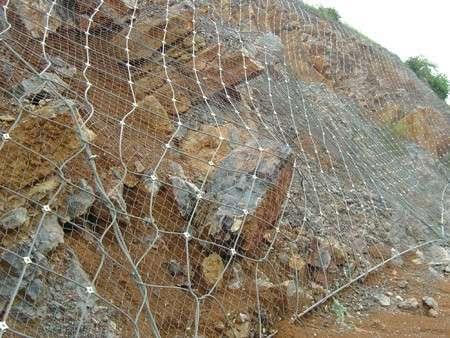 钢丝绳包山网包山防护网山体加固网陡坡防滑网
