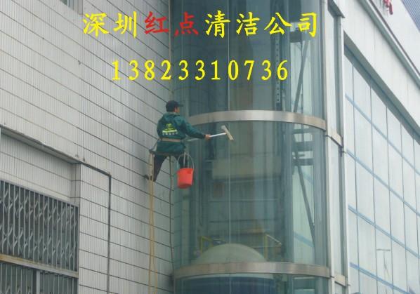 供应深圳专业清洗观光电梯的公司