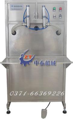 供应双头半自动食用油灌装机 防冻液灌装机 机油灌装机