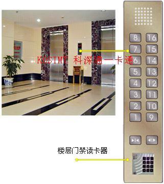 电梯访客系统对讲联动访客电梯刷卡访客
