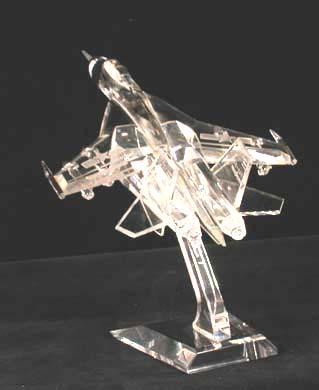 西安钟元高档水晶飞机模型  西安飞机模型厂家 飞机模型批发