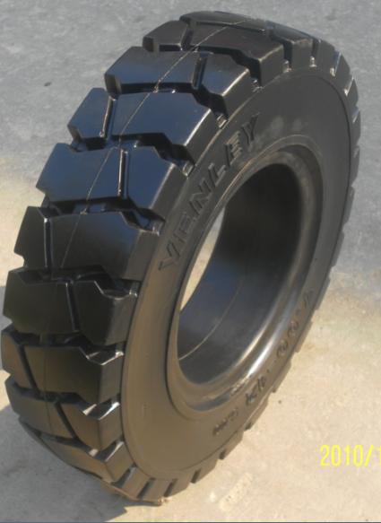 宜宾叉车实心充气轮胎供应商；宜宾叉车实心充气轮胎；650-10价格图片