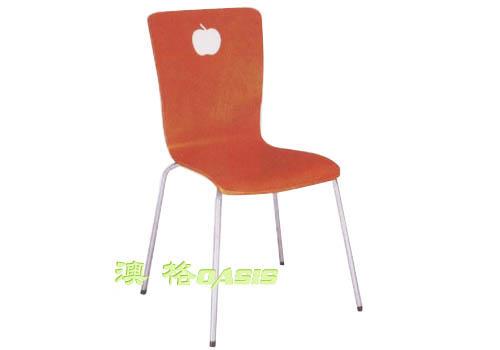 供应上海澳格专业生产肯德基曲木快餐椅图片