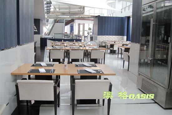 供应上海哪里可以订做实木西餐厅桌椅图片