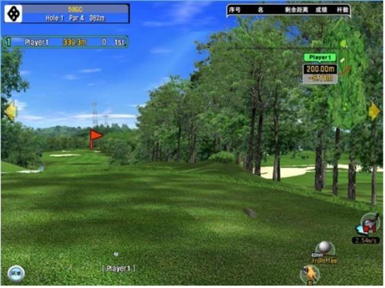 GC2高尔夫模拟器/高尔夫模拟器设备、室内高尔夫工程建设