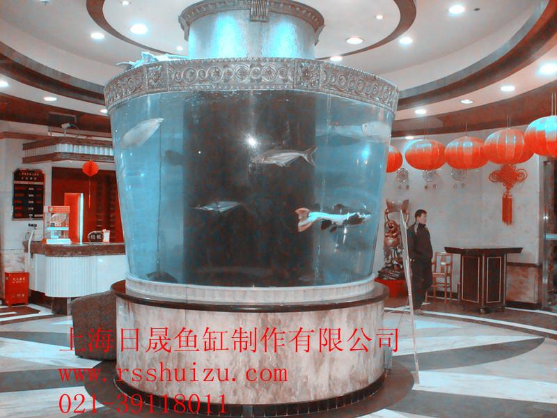 供应大型酒店鱼缸订做制作定做图片