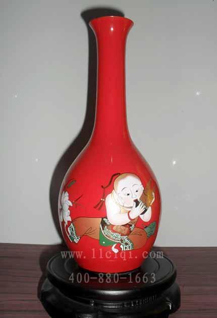 西安红瓷花瓶，西安红瓷花瓶礼品，西安红瓷花瓶店，西安红瓷花瓶专卖