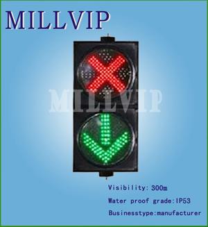 供应停车场红叉绿箭头LED交通收费指示图片