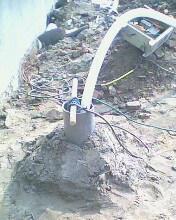 楚洲打井机器降水队打水泥管井打深水井机器打降水井深井降水污水管降水图片