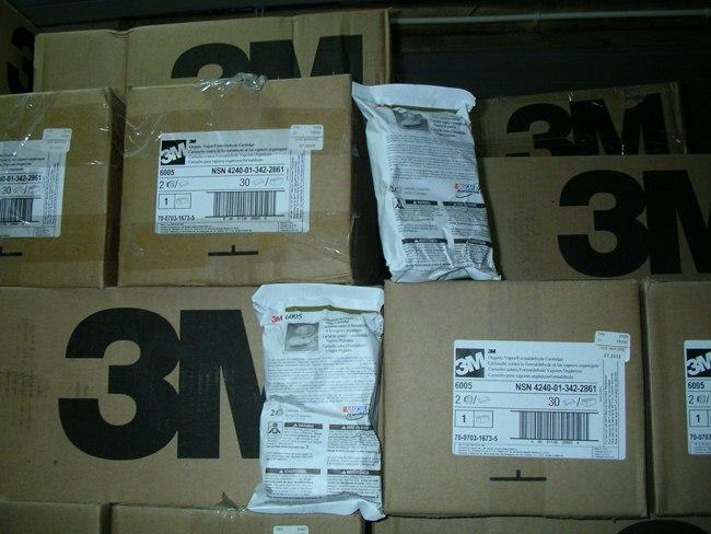 杭州市3M6005防毒面具滤毒盒价格厂家供应3M6005防毒面具滤毒盒价格
