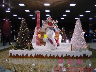 供应广州圣诞节布置哪里好圣诞节布置圣诞布置圣诞节装饰品人造雪景