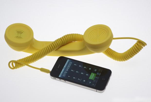 复古手机听筒 防辐射手机话筒--手机电话听筒