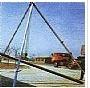 供应三角架立杆机电缆拖车电缆放线架