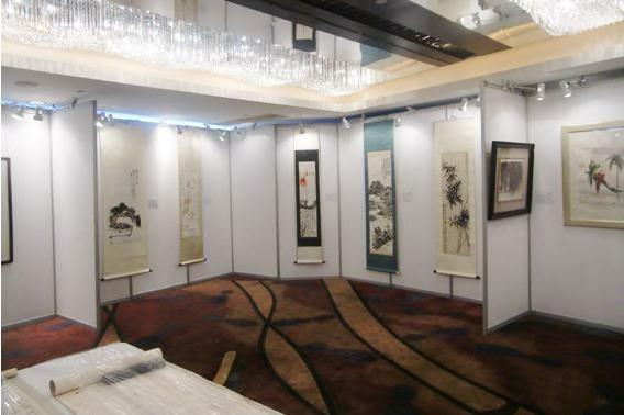 上海名家书画绘画画艺艺术画画展展板工艺品租赁