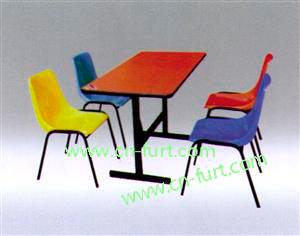 供应快餐厅桌设计快餐厅椅设计