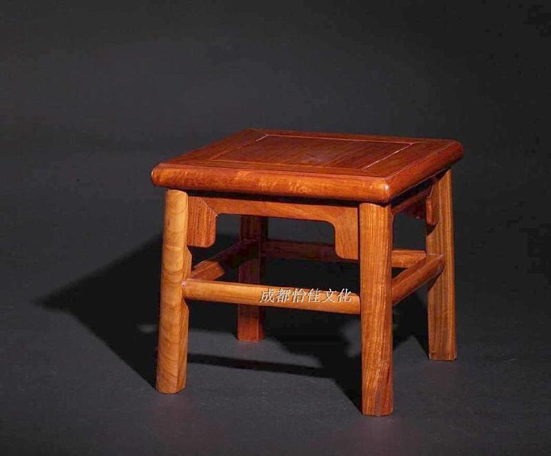 供应尚元堂红木小方凳 仿古工艺 红木品质 居家用品 成都怡佳文化图片