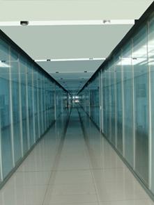 供应临沂玻璃隔断河东铝合金隔墙现代化办公空间