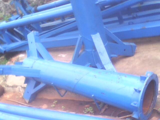 供应混凝土螺旋管输送布料机/混凝土输送15米布料杆