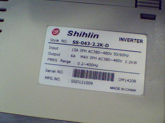 供应shihlin士林变频器