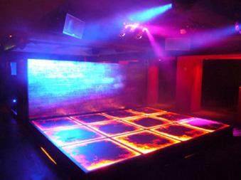 供应最流行的酒吧夜场KTV专用地板 圣弗罗发光地板 彩色流动地板