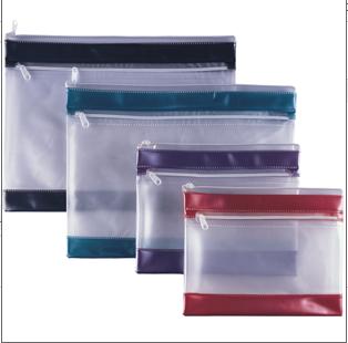 供应文件袋/塑料袋/A4防水/塑料拉链袋定制批发