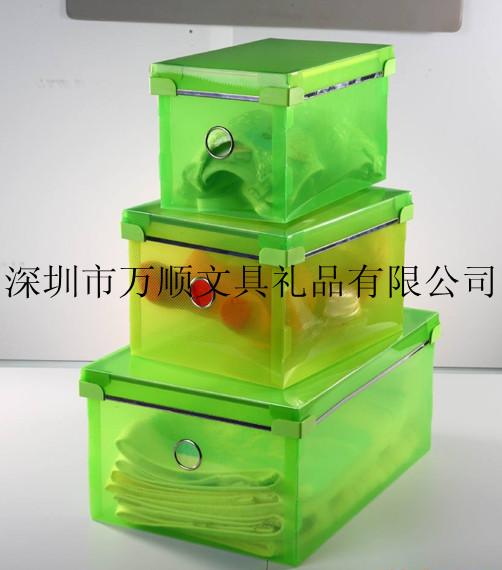 供应生产加厚透明鞋盒男女鞋通用收纳盒
