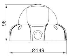 DH-CA-DBW460P-IR1DH-CA-DBW460P-IR1    540线红外防暴半球摄像机