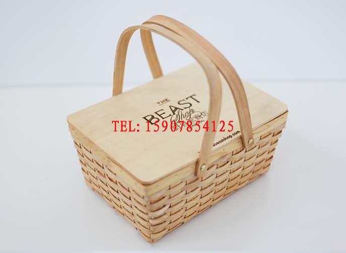 供应木片包装篮 各种竹篮生产厂家