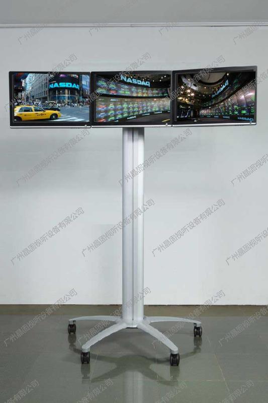 供应46度以下电视通用的电视移动支架/广州晶固视听设备有限公司