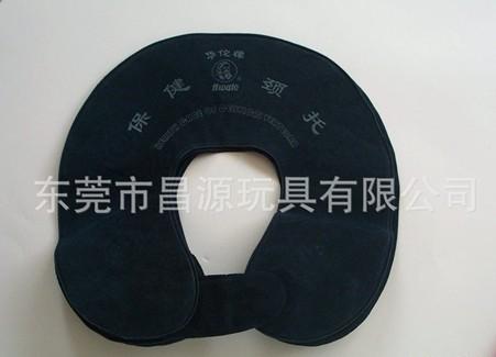 供应PVC充气植绒脖枕/广告充气脖圈枕头图片
