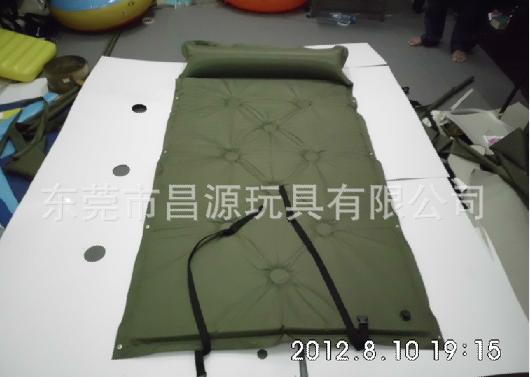 供应东莞专业生产厂家自动充气防潮垫 野营防潮睡垫图片