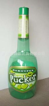 供应PVC充气菠萝酒瓶/广告仿真充气酒瓶图片