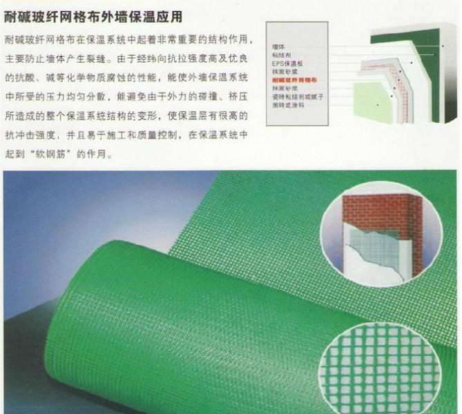 吉林通化暖房工程改造专用玻纤网布批发