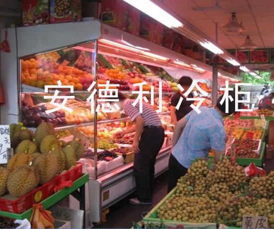 供应广州O6型水果风幕柜