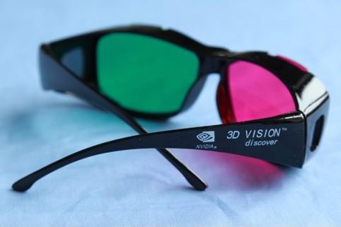 3D立体眼镜红绿/红青可戴近视镜批发