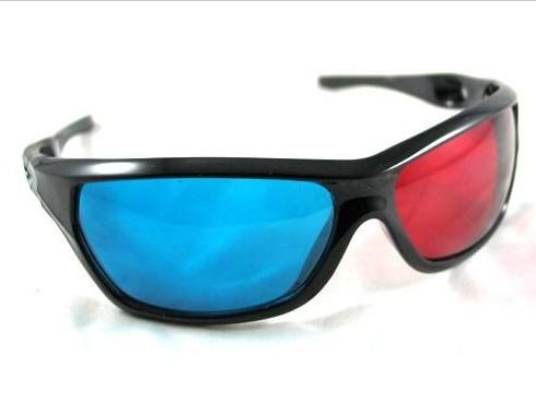 批发红蓝3D立体眼镜40元/20个 2012新款紧凑型防漏光效果好