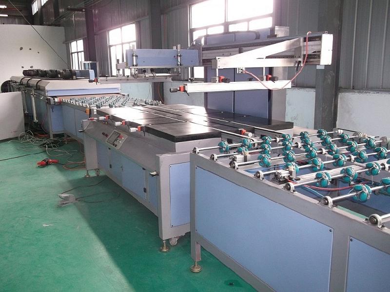 供应全自动垂直式丝网印刷生产线-广州安烨网印机械图片