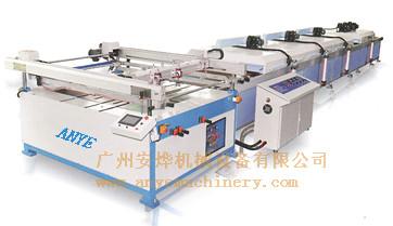 供应全自动四柱式丝网印刷生产线-大型平面印刷生产线-广州安烨机械图片