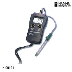 供应哈纳仪器专卖/便携式pH/温度测定仪 型号HANNA-HI99图片