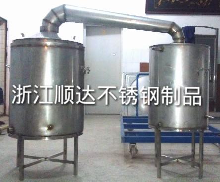 供应丽水不锈钢白酒蒸馏设备烧酒炉烧酒设备专业生产厂家顺达制品图片