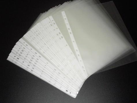 供应11孔A3竖式文件袋白条袋图片
