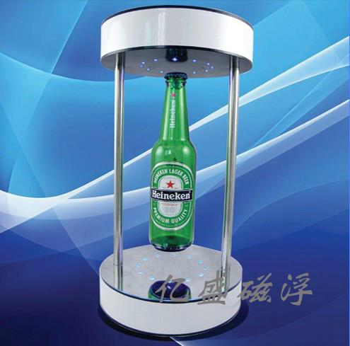 供应普通而实在的礼品磁悬浮啤酒展示架，节约资源图片