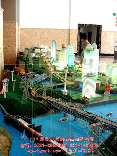 供应浏阳河发电厂模型