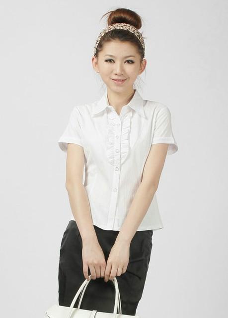 上海市2012新款女士衬衫女士职业装衬衫厂家