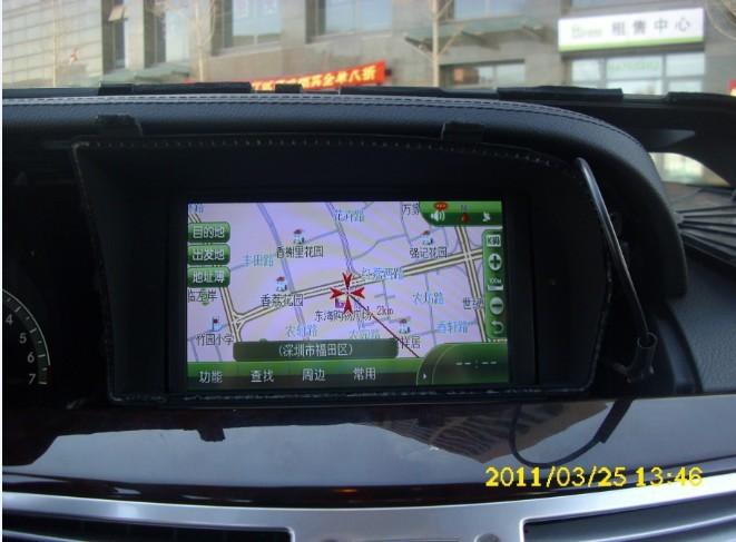 奔驰S300升级手写GPS导航倒车影像批发