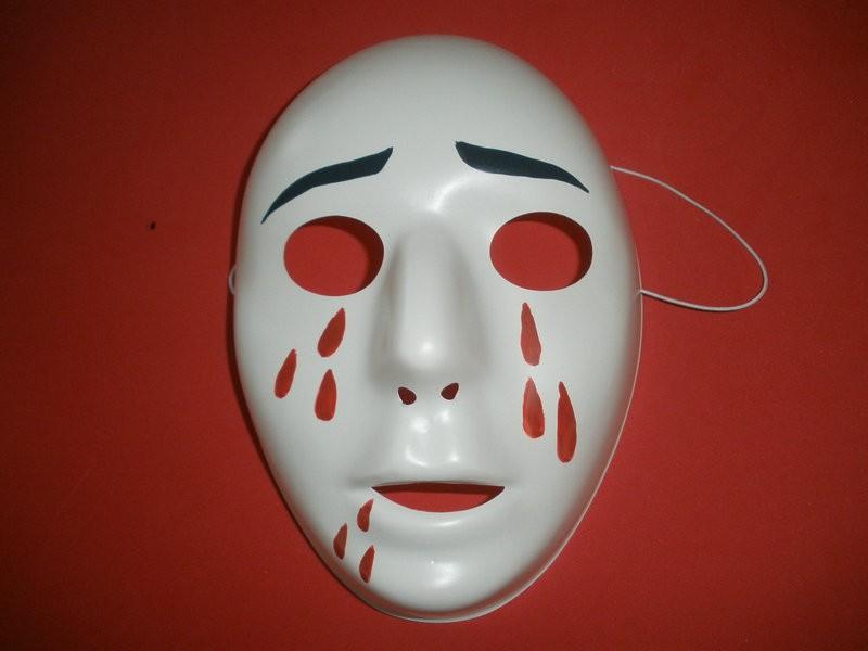 供应血点面具,恐怖面具,白色面具,白色恐怖面具,万圣节面具定制