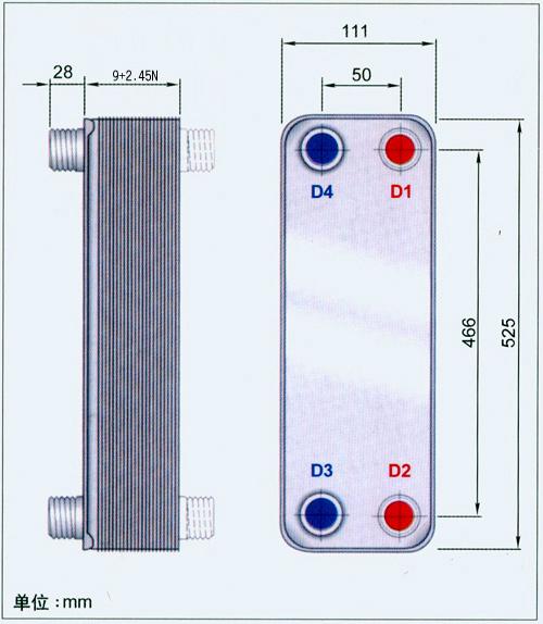 供应盘锦钎焊及可拆换热器