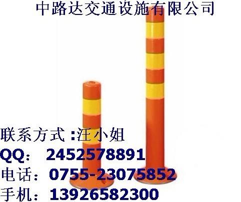 厂家专业生产各种反光柔性柱/弹力警示柱/立柱护栏首选深圳中路达