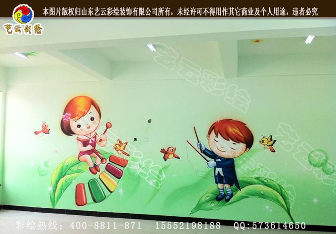 供应河南新乡市幼儿园夏季墙体彩绘　幼儿园夏季墙体彩绘图