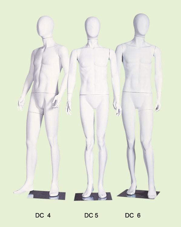 供应橱窗男全身展示模特、白色男模特、抽象橱窗展示模特道具
